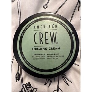 NEW American Crew Men's Hair Forming Cream, Medium Hold/Medium‎ Shine, 3oz.